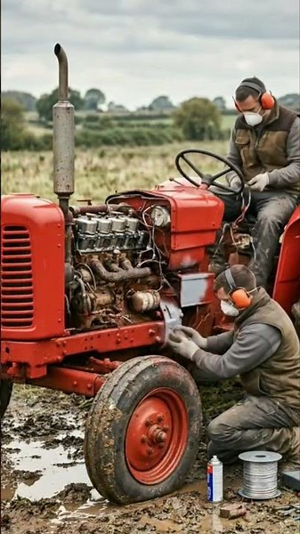 Restoring a 50-Year-Old Rusty Tractor to Its Former Glory! 🚜✨#Restoration #TractorRestoration