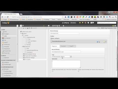 TYPO3-Tutorial 2012-25 - Formulare mit Powermail 2