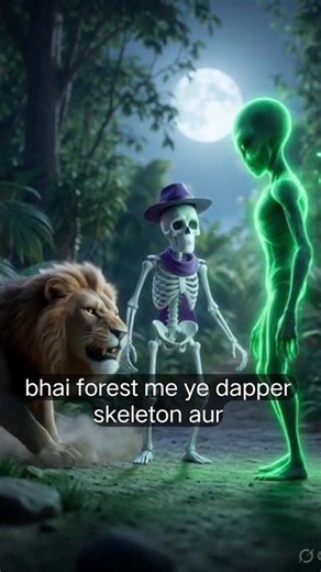 Untitled and open to interpretation. Skeleton meets alien... what's the story? 🤔 #skeletonart