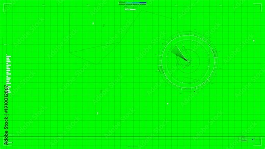 Hud animation for web designers shows data display in sci-fi space setting with interactive elements and graphics in a digital format