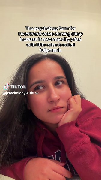The term Tulipmania comes from the overvalued tulip bulbs phenomenon that happened in Holland in the 17th century. The value of these tulip bulbs increased exponentially, almost as much as the price of a private home in 40 years time. Then the price of these bulbs went to almost zero. #educationalpurposes #psychologysays #teachersoftiktok #psychologyterms #psychologyteacher