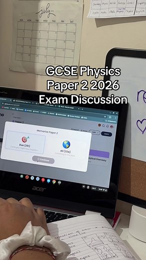 GCSE Physics Paper 2 2026 aqa edexcel exam discussion mark scheme #exams #gcses #gcses2026 #physics #markscheme
