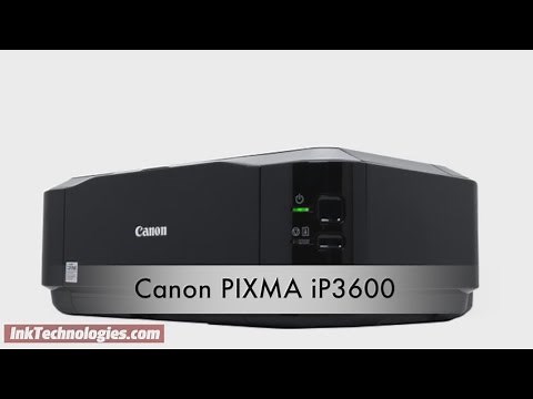 Canon PIXMA iP3600 Instructional Video