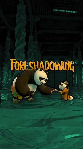 Kung Fu Panda is a perfect example of foreshadowing in animation 🧐
