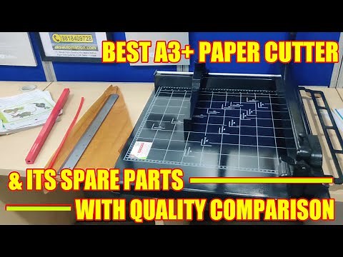 Best A3+ Paper Cutter Heavy Duty and Its Spare Parts with Quality Comparison: Your Complete Guide