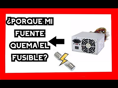 FUENTE de PC QUEMA fusible - Solucion de FALLA | Fuente Conmutada