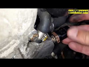 Fiat Stilo 1.9 jtd coolant temperature sensor change