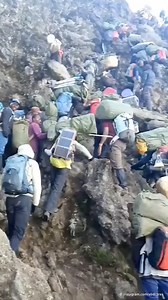 247K views · 600 reactions | Climbing Kilimanjaro is the dream of a lifetime for many mountaineers. It can get crowded on the way to the top. At 5,895 meters, Kilimanjaro is the highest mountain in Africa. The climb should not be underestimated, you need plenty of stamina to get to the top!   instagram.com/abdi_trek | DW Travel | Facebook