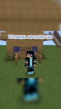 tutorial de luces LED para Minecraft #facil#rapido#viral#parati#suscribete #minecraft