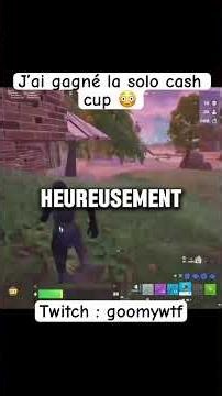 I won the Solo Cash Cup on console 🫢 #fortnite #solocashcup