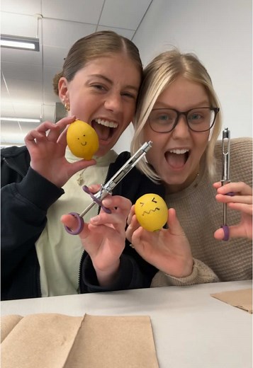 practicing on lemons before practicing on each other😀😀🍋💉#dentalhygieneschool #localanaesthetic #dentalhygienist