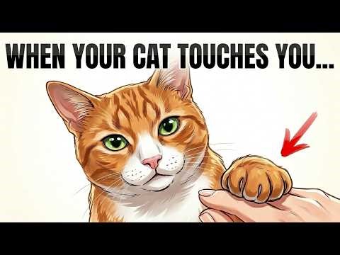 If Your Cat Puts Their Paw on You, It's trying to tell you... | cat body language explained