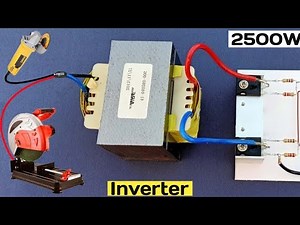 How to Make Powerful Inverter 220v without IC Using Irfz44n 2500W