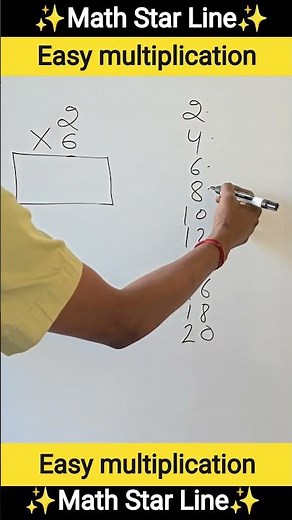 Easy multiplication ❌ 🫵#easy #multiply #multiplication #maths #shorts
