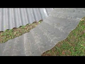 HOW TO FLATTEN CORRUGATED ROOFING SHEETS FOR YOUR DIY PROJECTS