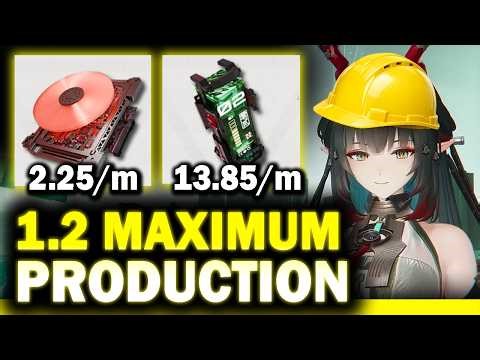 13.25/m!! The Only BEST 1.2 Factory Blueprint: Arknights Endfield (Asia/NA/EU Code)