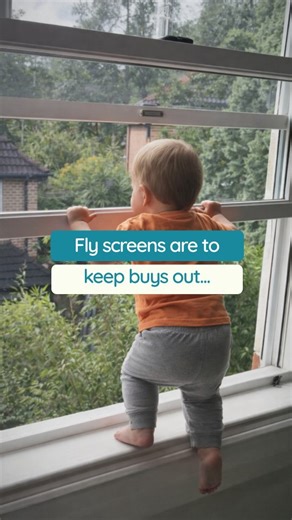 Holly & Mitch | First Steps | Baby Safety Experts on Instagram: "Don’t trust a fly screen to save your child. They’re designed to keep flies out. Not kids in. If you’re new here, hi. We’re Holly & Mitch from First Steps. We’ve been baby proofing homes for over 10 years, and this is one of the most common assumptions we see. A window’s open for airflow. The screen feels solid. You do a quick “yeah, that’ll be fine” check and move on. Totally understandable. Also … not how fly screens work. Most f