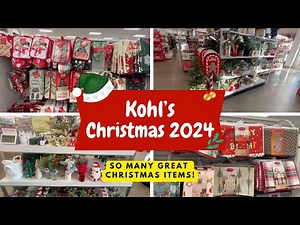KOHL'S CHRISTMAS DECOR COMPLETE WALKTHROUGH 2024 🎄So Many Great Christmas Items! ☃️