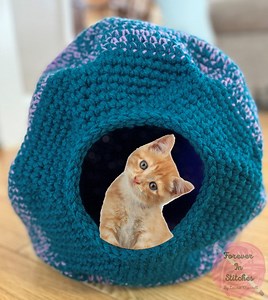 Cat Pod / Cave Crochet Pattern EASY - Etsy