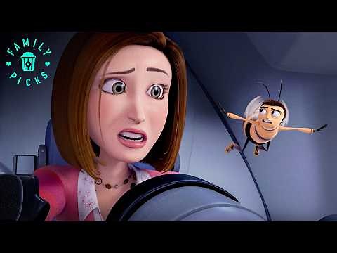 Barry and Vanessa Land a Jumbo Jet With the Help of Every Bee at JFK | Bee Movie