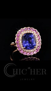 7.3K views · 229 reactions | Our Double-Halo 4 ct Cushion-Cut Blue...