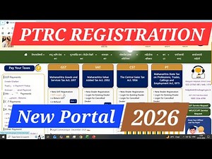 Maharashtra Professional Tax Registration Process | Detailed Steps to Register on mahagst