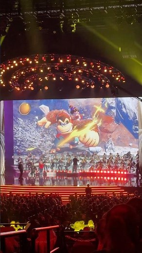 Donkey Kong Bananza "Breaking Through" live symphony performance at The Game Awards 2025