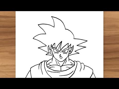 How To Draw Dragon Ball Easy | Goku | Goku Drawing Easy