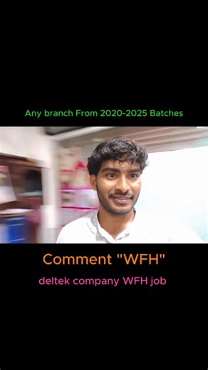 JK | Internships · Jobs · AI Upskill on Instagram: "Comment "WFH" and you will get more details [Placements ,internships, paid ,free,roadmaps,Software Engineering, Students, Freshers, Btech, Mtech, Medical Coding, Code, Programming, MCA, Bcom, Degree Students, BBA, Hyderabad, Telugu Memes, Hyderabad ,ap tg ,ts , CSE, Computer Science, Data Science, Data Analysis, Cloud Computing, AiML, Tech Creator, Technology, Telugu Creator, Telugu Tech Creator, jk tech verse, Interview,dsa, interview question