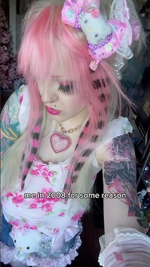 can’t wait to upload these to photobucket 💘 #harajukufashion #altfashion #scenecore #scenehair