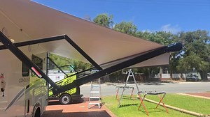 Carefree Altitude Electric Awning Installation. | RV CaravanMan