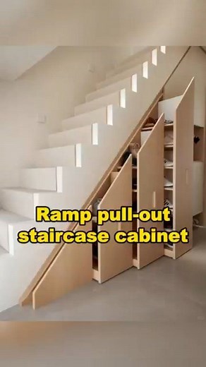 1.1M views · 6K reactions | Stair cabinet installation. #aleadhome #highendcustom #highendprojects #cabinet #cabinets #customkitchencabinets #balcony #cabinetdesign #interiordesign #kitchenrenovation #storagesolutions #furnituredesign #diy #love #art | Alead Kitchen & Wardrobe Custom | Facebook