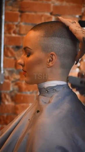 buzz cut short haircut | Pixie cut haircut for older lady #shorts #buzzcut #shorthairstyles #pixie