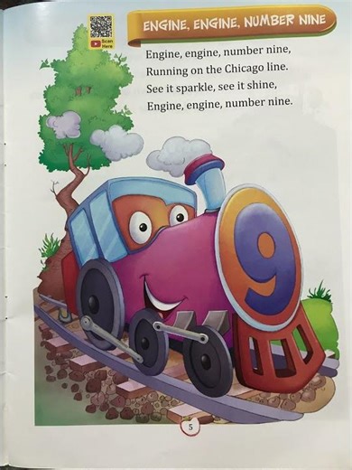 Engine engine number nine #learning #yt #kidsvideo #shortsfeed #shortvideo #youtubeshort #ytshort