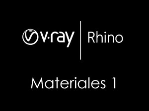 Vray + Rhinoceros Materiales básicos 1