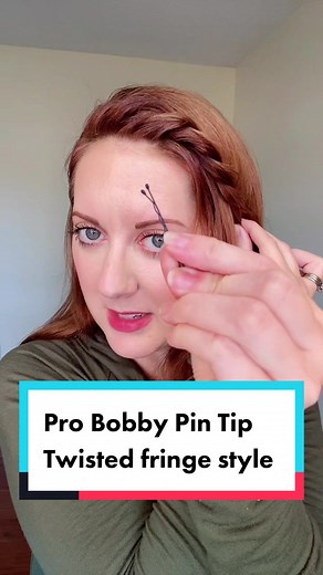 Twisted Bobby Pin Braid Tutorial