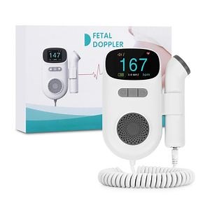 [Hot Item] Prenatal Baby Heartbeat Monitor Portable Handheld Fetal Doppler with LCD Display