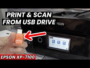 Epson XP-7100 : How to Use a USB Drive to Print and Scan