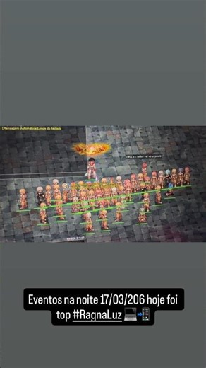 Eventaoooo dia 17/03/2026 e no #RagnaLuz o melhor ragnarok do Brasil 💻📲 ( muitiplataforma )