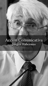 ¿Qué es la acción comunicativa según Jürgen Habermas? . Entender es más profundo que ganar. Habermas propuso que la acción comunicativa busca el consenso racional entre individuos a través del diálogo libre de coerciones, donde la verdad, la sinceridad y la justicia estructuran el entendimiento mutuo. . . . #donfilosofo #filosofo #filosofia #mente #accion #comunicativa #Habermas #dialogo #consenso #racionalidad #comunicacion #entendimiento #verdad #sinceridad #justicia #sociedad #etica #lenguaje