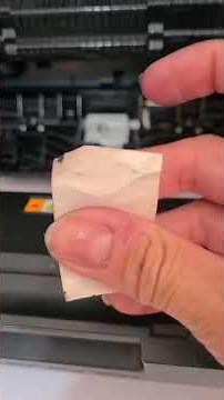 Como remover papel preso dentro da impressora