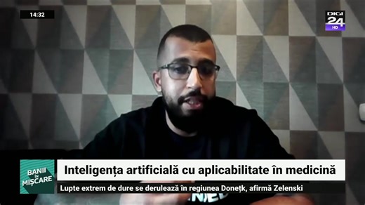 Inteligența artificială cu aplicabilitate în medicină. Interviu cu Alexandru Vesa #baniiinmișcare #digi24 #digi