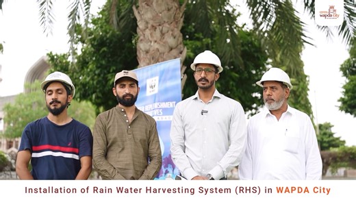 Witness the impact! 🌧️ WAPDA City installs Rainwater Harvesting System—sustainable innovation ensuring water conservation, community resilience, and a greener future for all. 💧🌿 #RainwaterHarvesting #GreenWAPDACity #WaterForFuture #SustainableSolutions @top fans | WAPDA City
