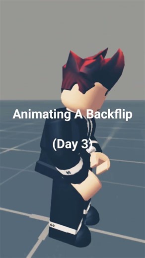 3D Backflip Animation#roblox#animation#3D#3D animation#robloxanimation#backflip