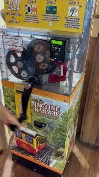 My favorite thing when I visit anywhere to look for this coin souvenir machine