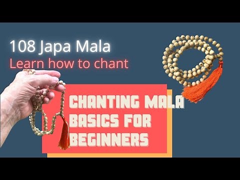 How to Use a 108 Bead Chanting Japa Mala - the Basics for Beginners