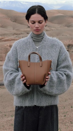 Cyme Tote Nano in every available shade. #polene