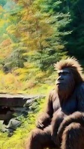 In this gripping encounter, a brave fisherman finds himself face to face with an enormous Bigfoot deep in the wilderness of Georgia. As he approaches the creature, his heart pounding, he musters the courage to utter the words, "Hey there, big fella, you're quite a sight!" | Bigfoot Evidence