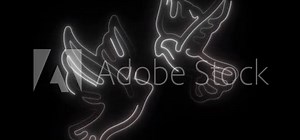 Neon Doves in Flight - Symbol of Peace, Freedom, and Harmony in Neon Light