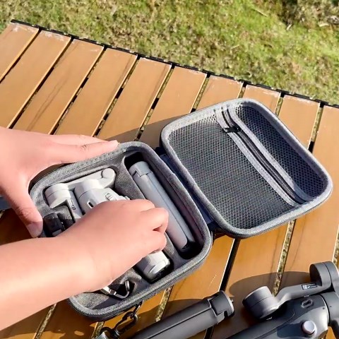 Amazon.com : Flyekist Travel Case for DJI OM 7P/OM7/OM8 - Portable Storage Bag Hardshell Carrying Case Fits DJI Osmo Mobile 7/7P /OM8 Smartphone Gimbal Stabilizer and Accessories(Grey) : Electronics